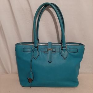 Dooney Bourke Monticatini Shopper Turquoise